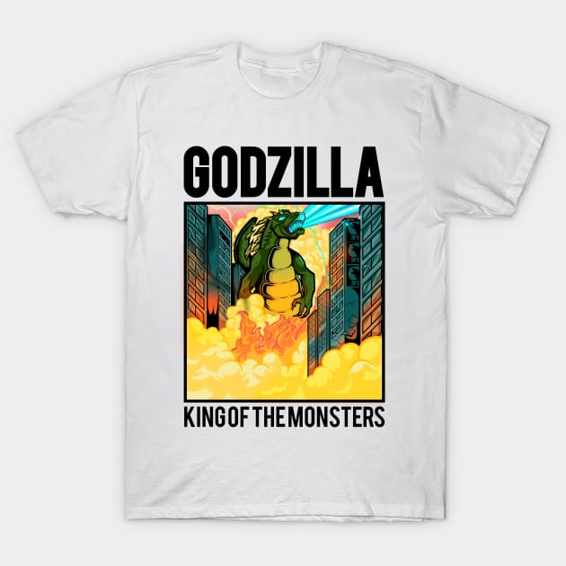 Godzilla T-Shirt by PenPencils